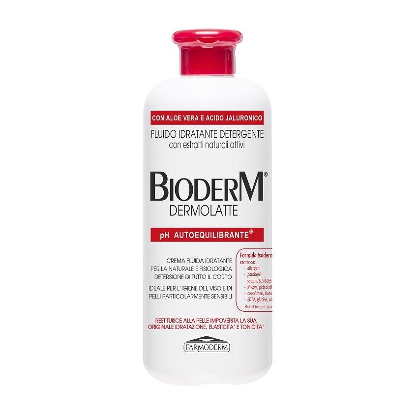 Bioderm Dermolatte - Crema Fluida Detergente Seborestitutiva 500ml
