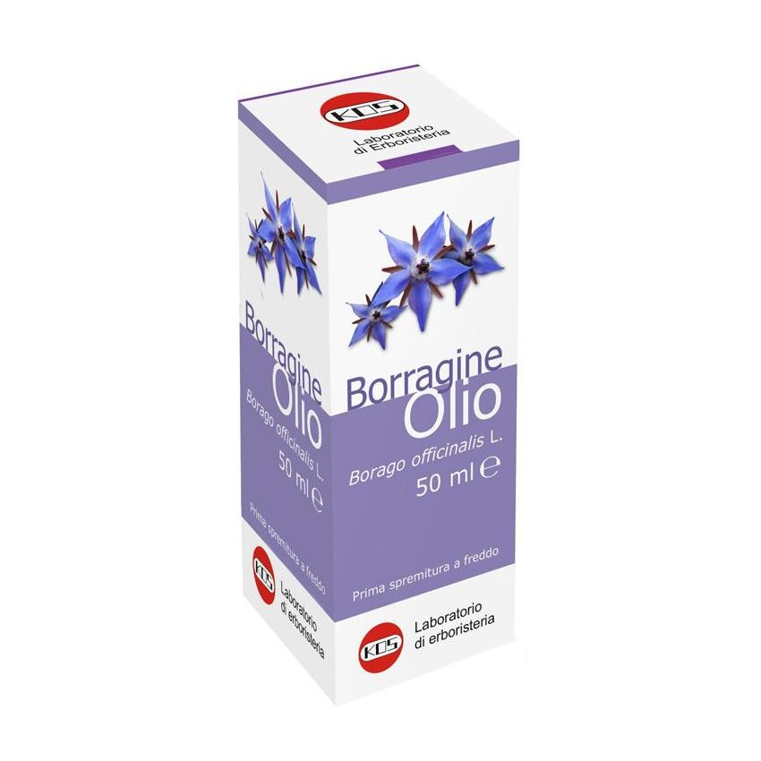 Olio di Borragine Puro al 100% - Flacone da 50ml