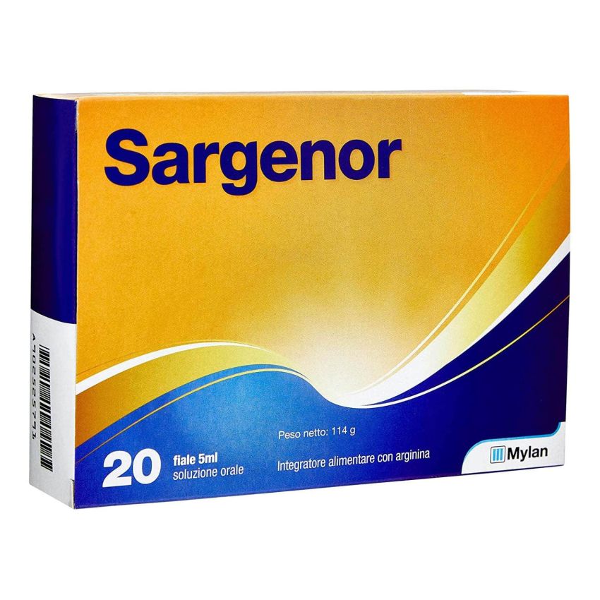 Sargenor Energizzante - Confezione di 20 Fiale da 5ml