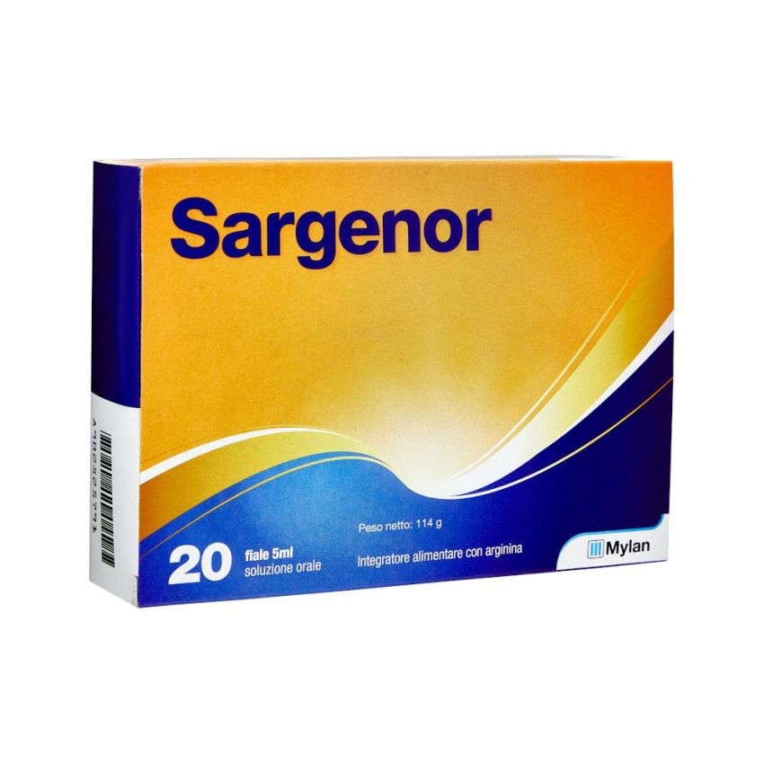 Sargenor Energizzante - Confezione di 20 Fiale da 5ml