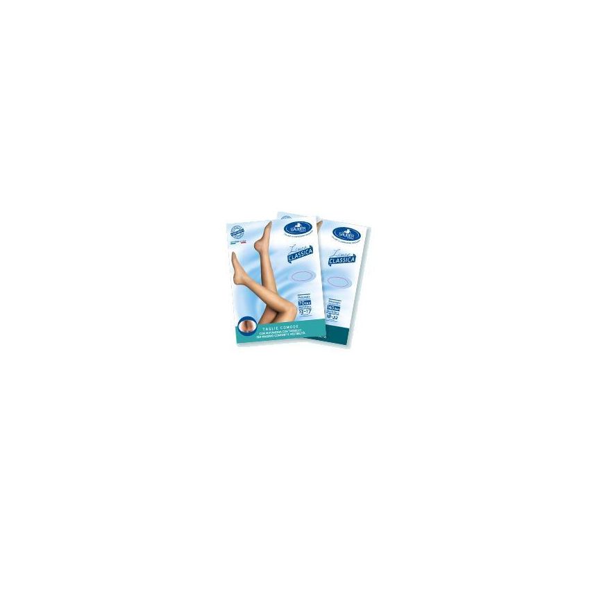 Collant Microrete Neutro Beige Sauber, Taglia Comoda 140, Taglia 3