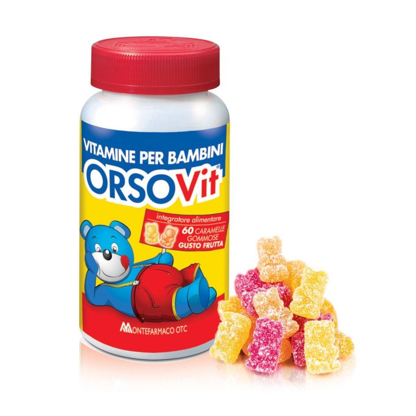 Orsovit Caramelle Gommose Senza Glutine - 60 Pezzi