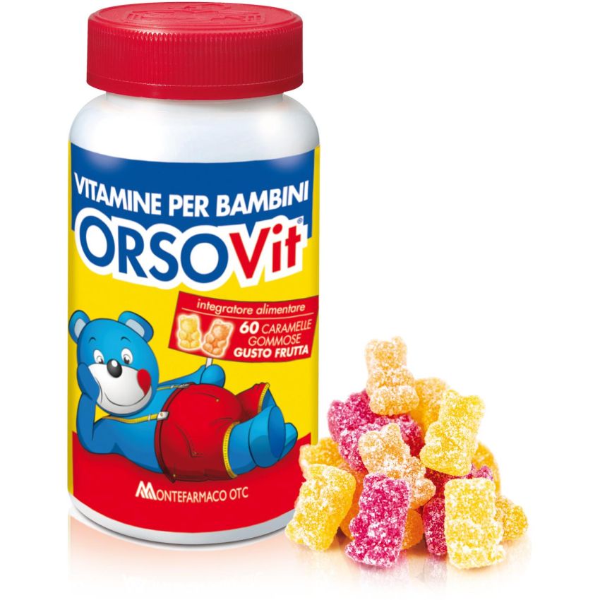 Orsovit Caramelle Gommose Senza Glutine - 60 Pezzi