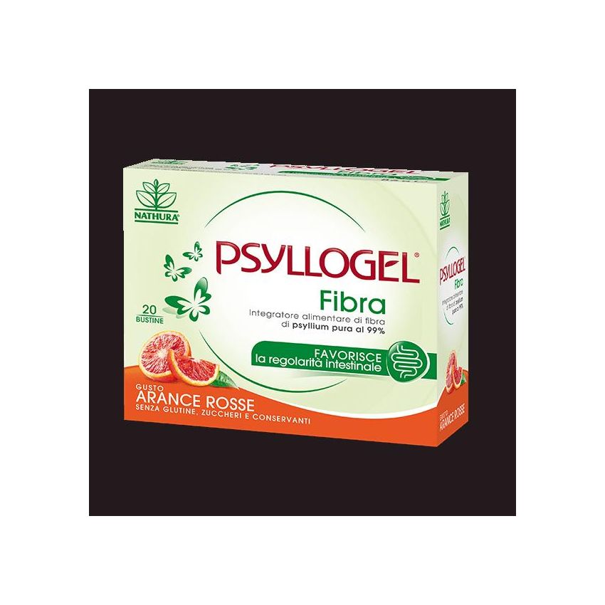 Psyllogel Fibra con Gusto di Arance Rosse - Pacco da 20 Buste
