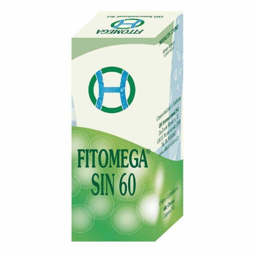 Fitomega Sin 60 - Omega Supplemento Salute 50ml Gocce
