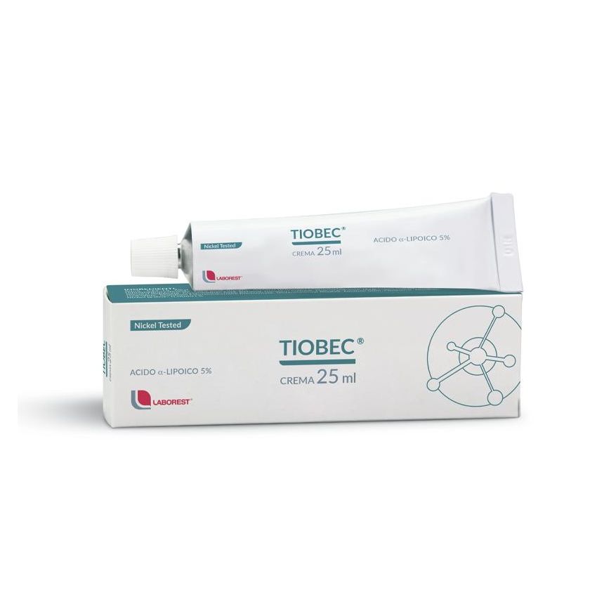 Crema Acido Lipoico Tiobec 25ml per Cura della Pelle