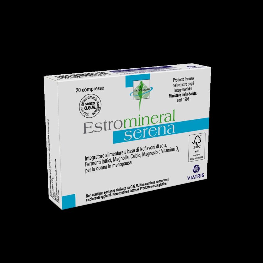 Estromineral Serena - Integratore per il Benessere Femminile, 20 Compresse