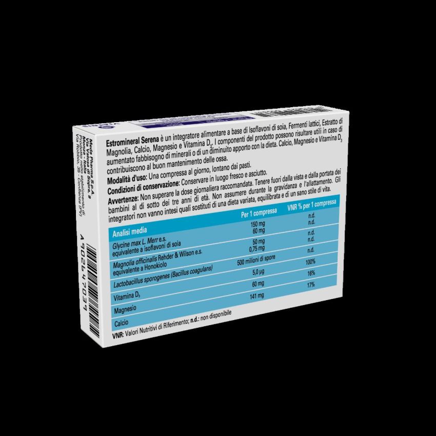 Estromineral Serena - Integratore per il Benessere Femminile, 20 Compresse