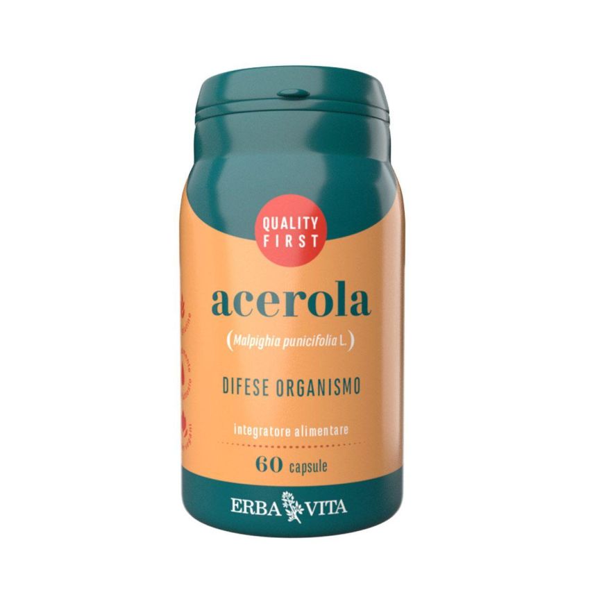 Erba Vita Acerola 550mg - Confezione da 60 Capsule