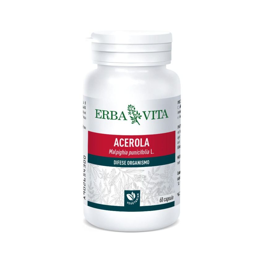 Erba Vita Acerola 550mg - Confezione da 60 Capsule
