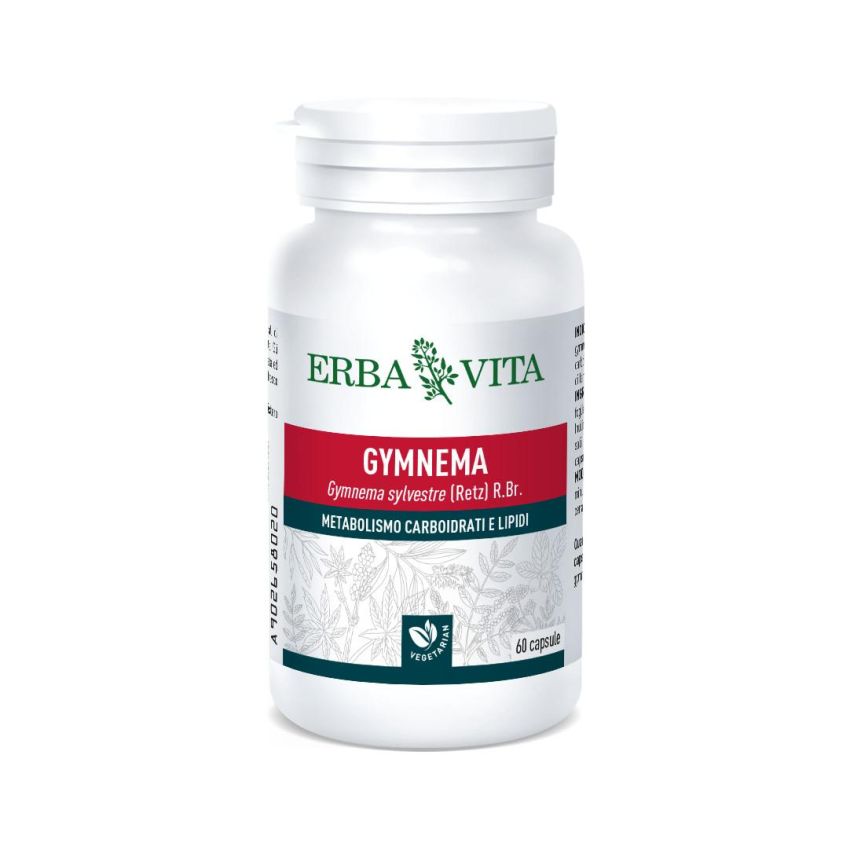 Erba Vita Capsule di Gymnema Sylvestre - Confezione da 60