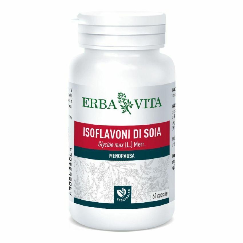 Isoflavoni di Soia - 60 Capsule di Erba Vita
