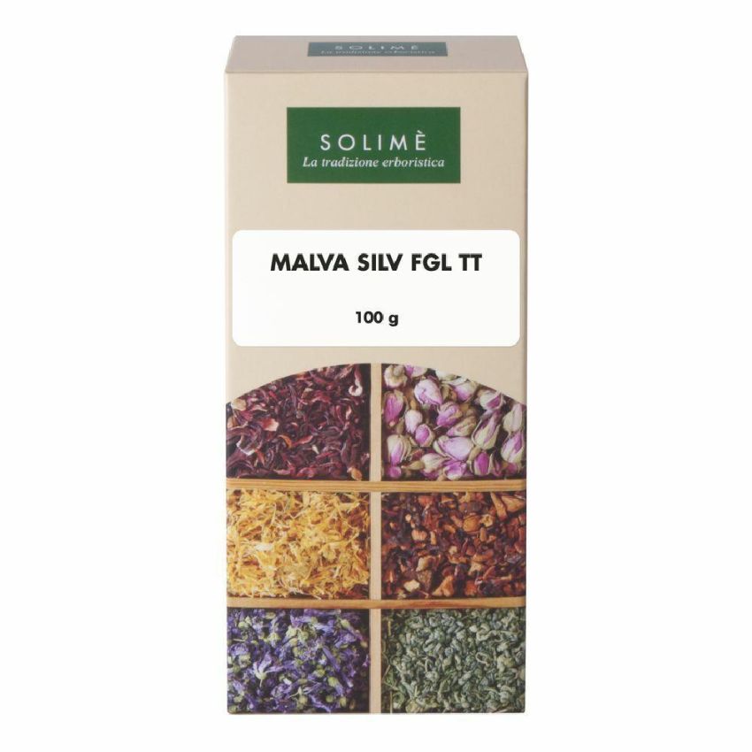 Foglie di Malva Silvestre per Tisana, Taglio Fine, 100g