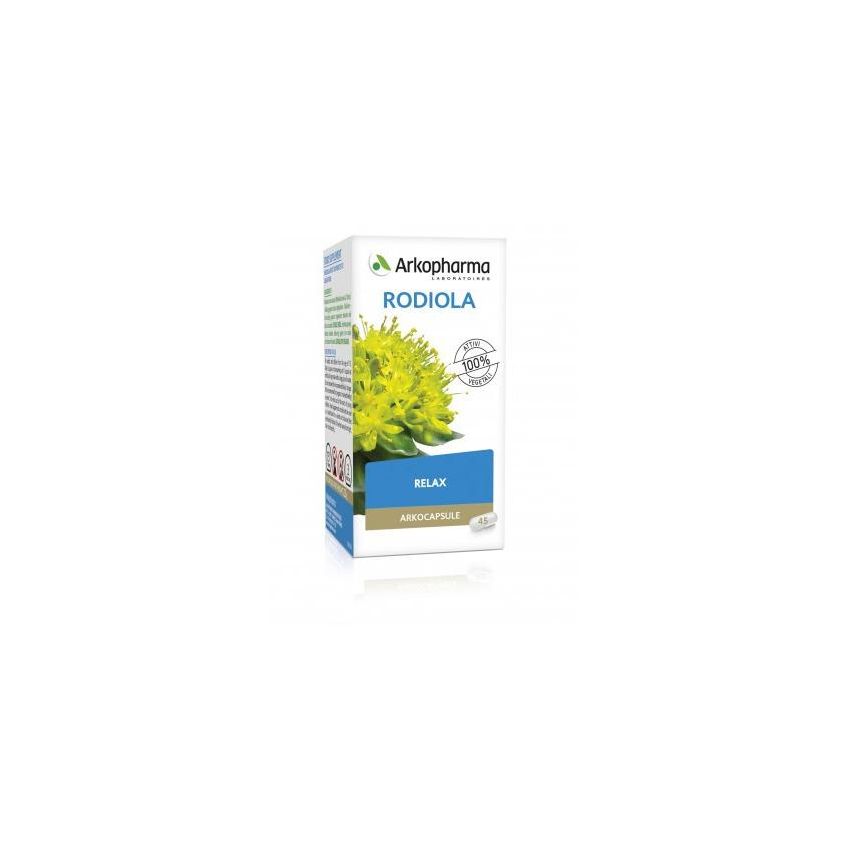 Arkopharma Rodiola Stress Relief Supplement - 45 Capsule Pack