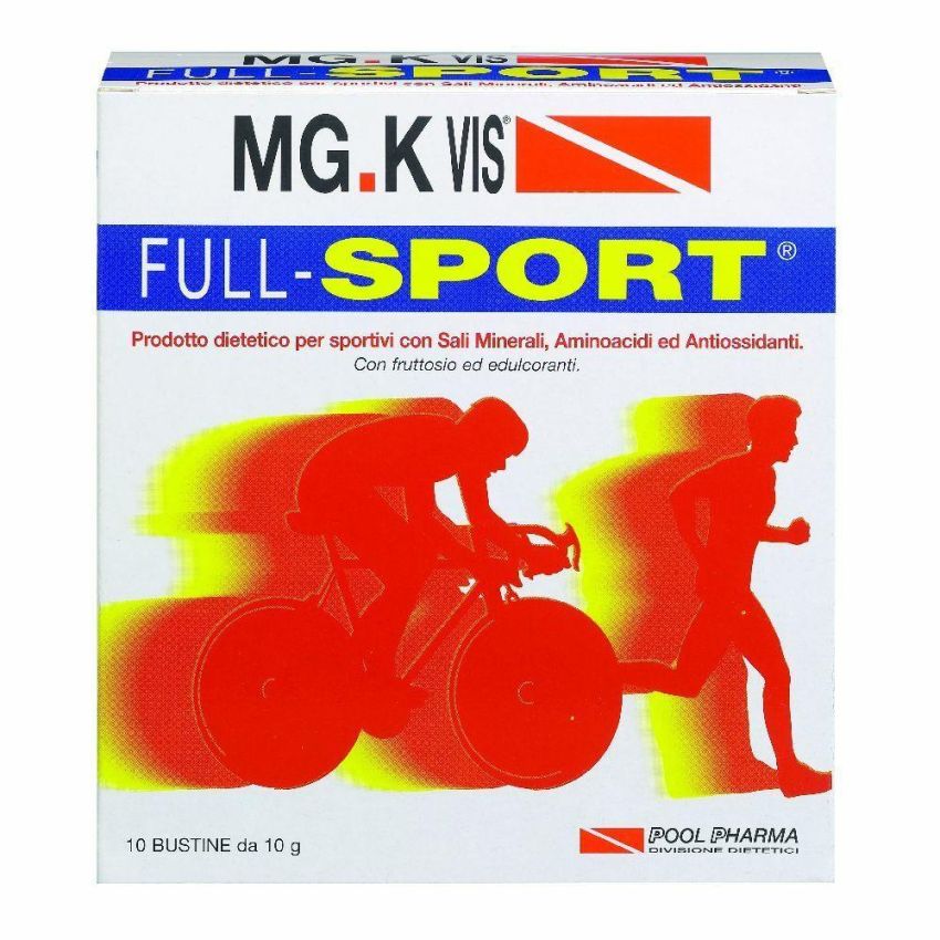 MGK Vis Full Sport Supplemento Energetico - Pacco da 10 Bustine