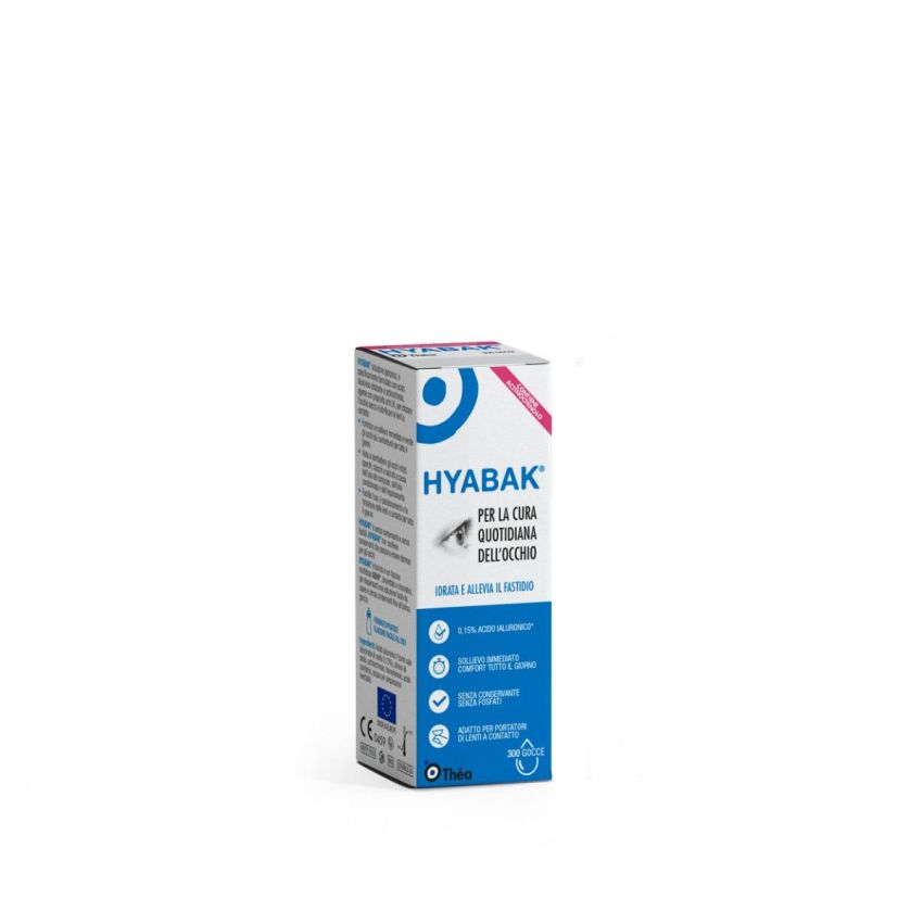 Hyabak 0,15% Soluzione Oftalmica Idratante da 10ml