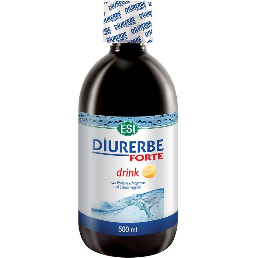 Diurerbe Forte Limone - Bevanda Diuretica Potenziata, 500ml