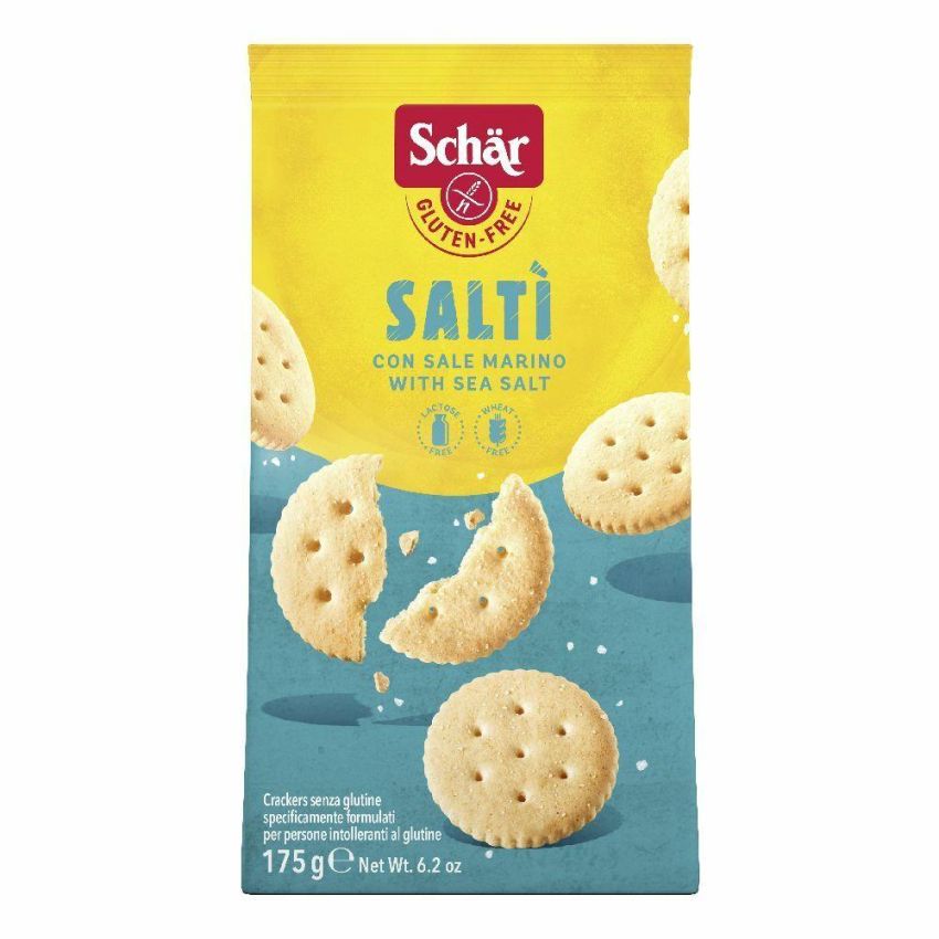 Schar Salti Salatino Crackers Senza Glutine - Pacchetto da 175g
