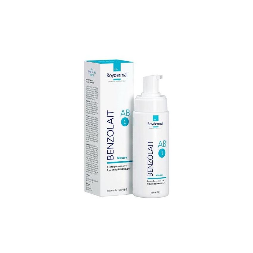 Mousse Benzolait AB1 per Cura della Pelle 150ml