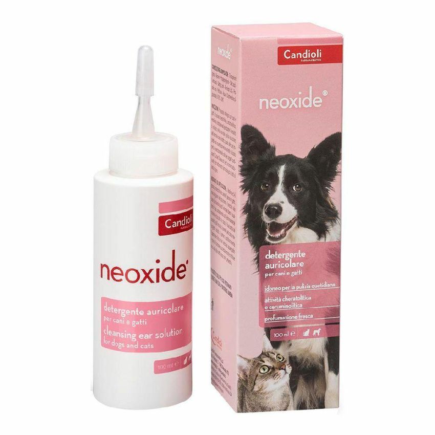 Neoxide Detergente Auricolare Premium per Cani e Gatti - 100ml