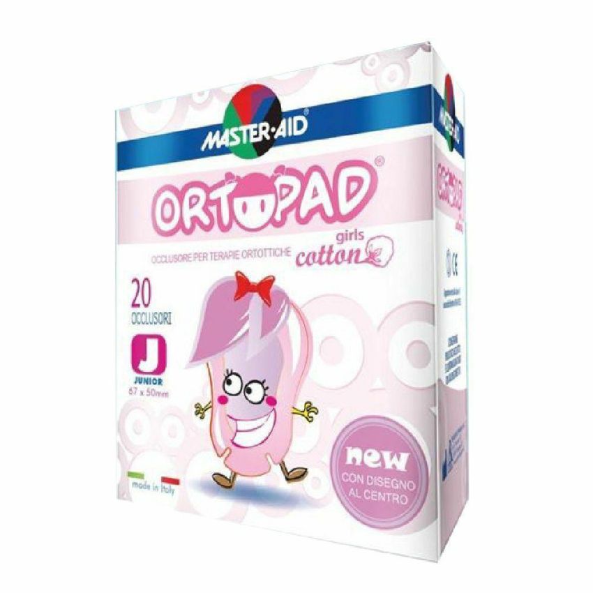 Ortopad Junior Girls Cotone - Confezione da 20 Pezzi