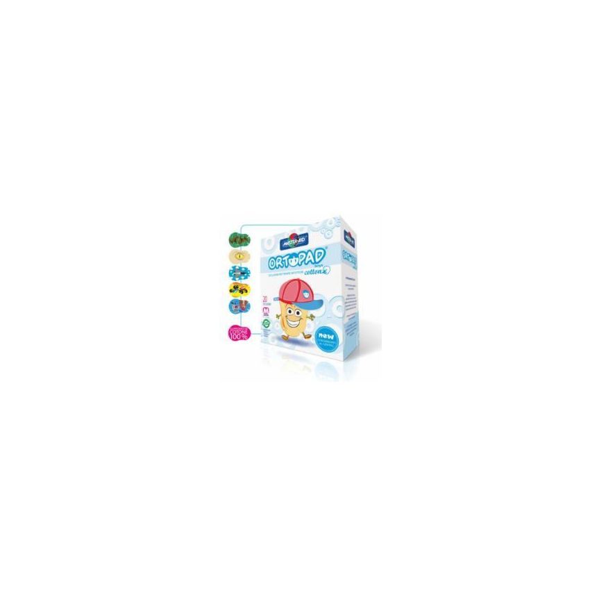 Ortopad Junior Cotton Eye Patches for Boys - Pack of 20