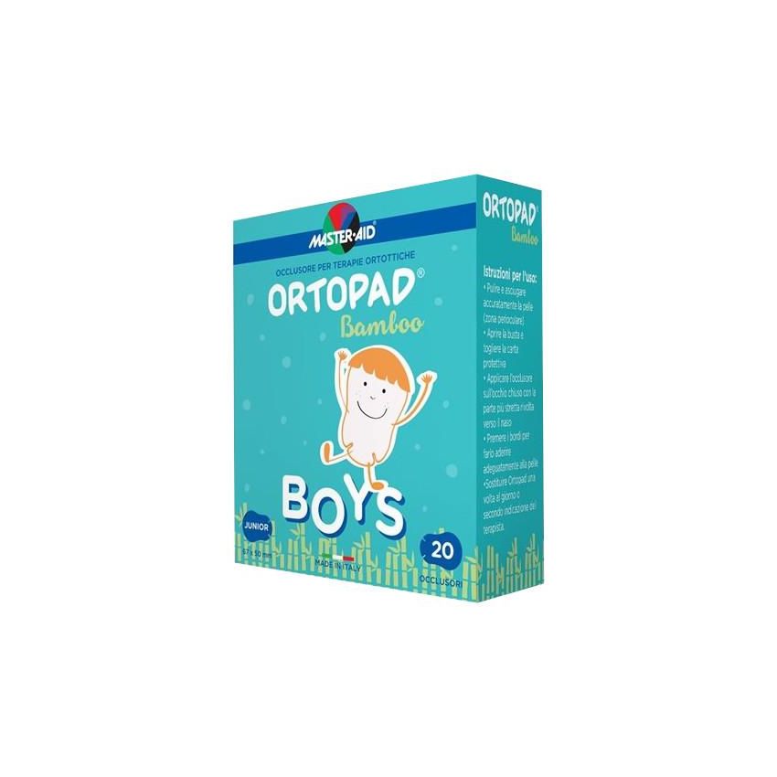 Ortopad Junior Cotton Eye Patches for Boys - Pack of 20