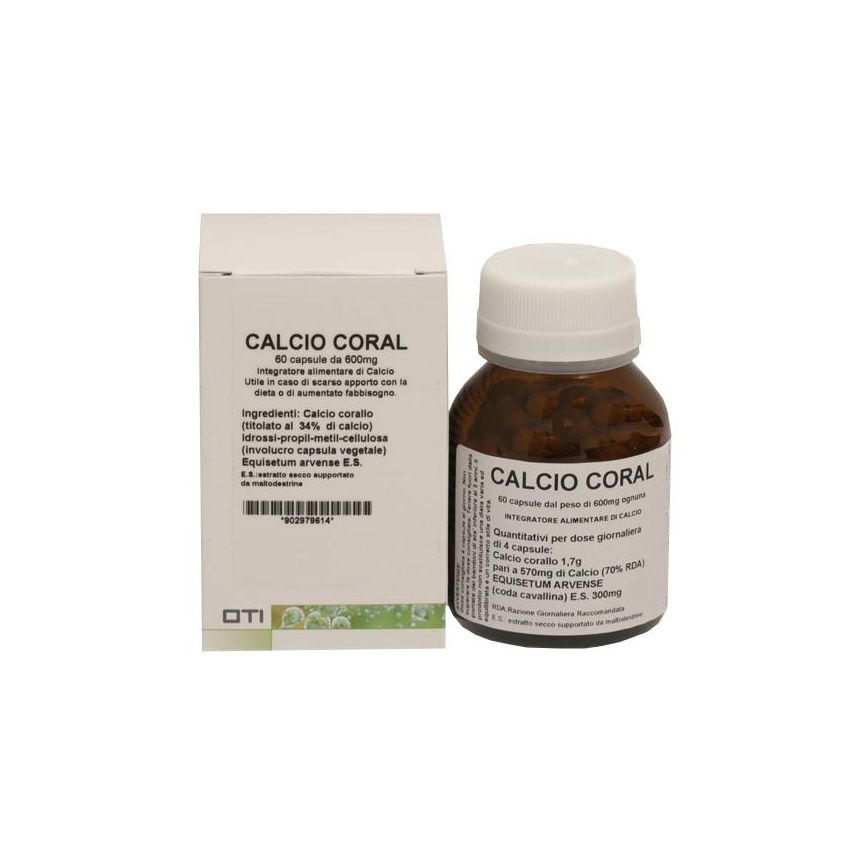 Calcio Coral in Capsule da 60 Pezzi