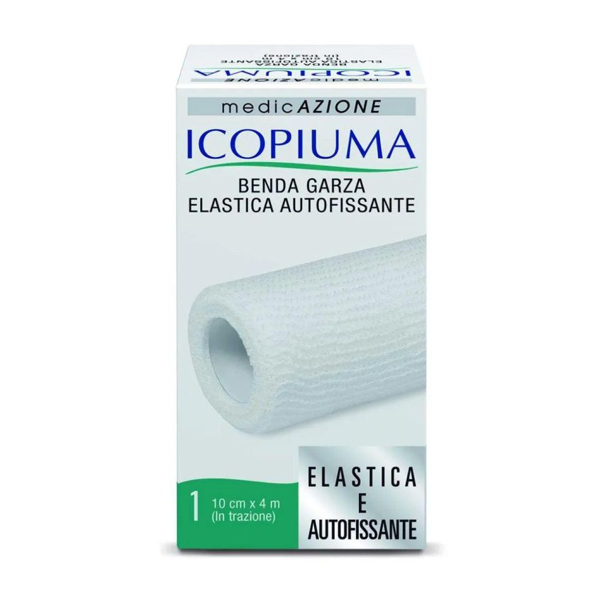 Benda Elastica Autofissante Icopiuma in Garza, 10cm x 4mt