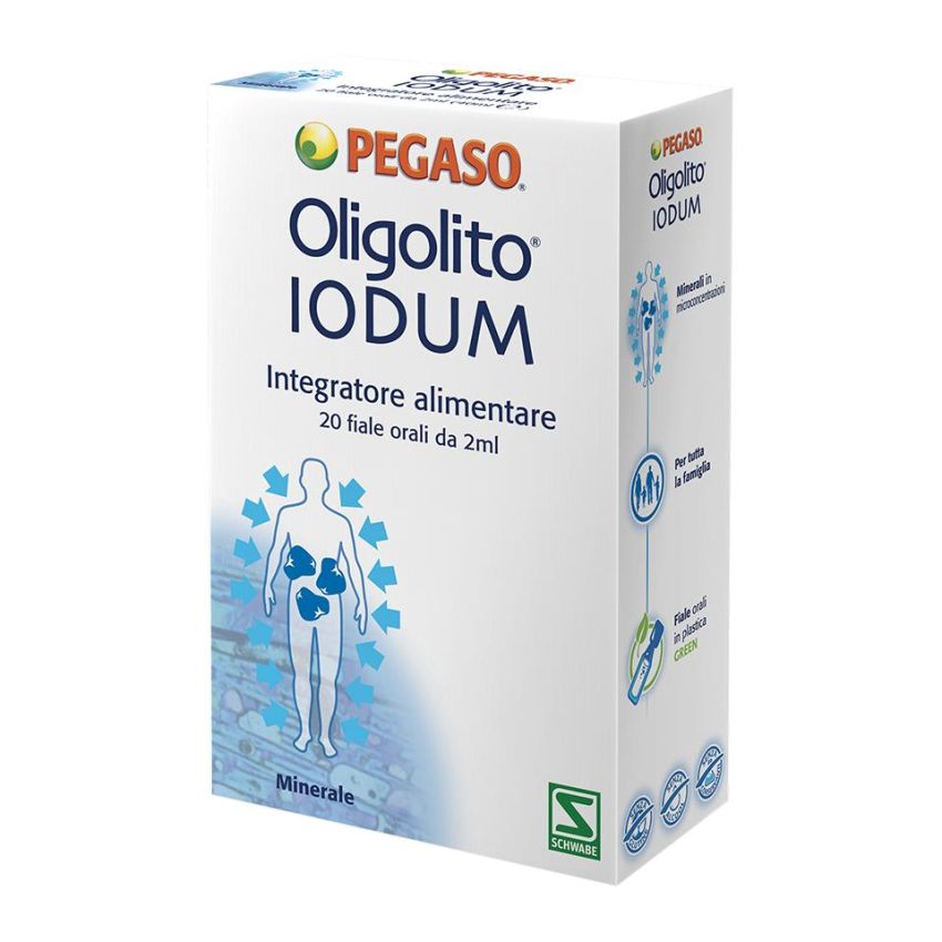 Oligolito Iodum - Pacchetto da 20 Fiale di Integratore Alimentare