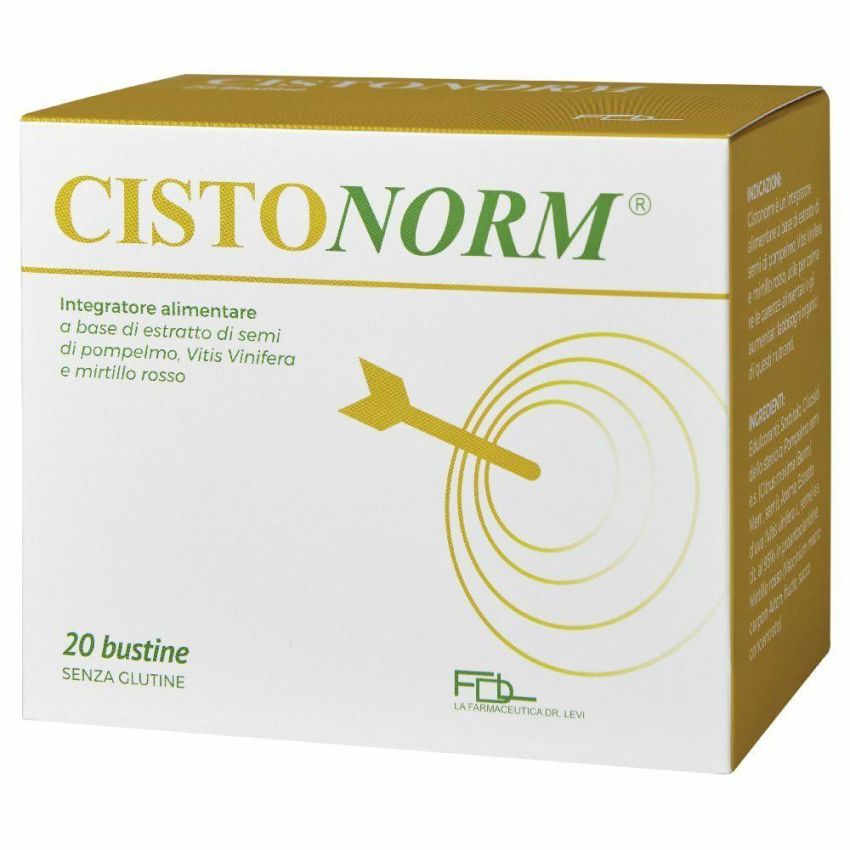 Cistonorm - Integratore Alimentare per il Benessere Urinario, 20 Buste