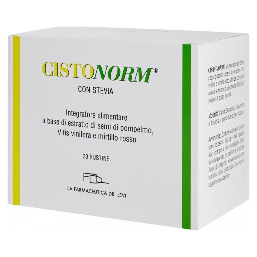 Cistonorm - Integratore Alimentare per il Benessere Urinario, 20 Buste