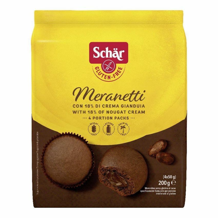 Schar Meranetti Cacao Biscotti Senza Glutine 200g