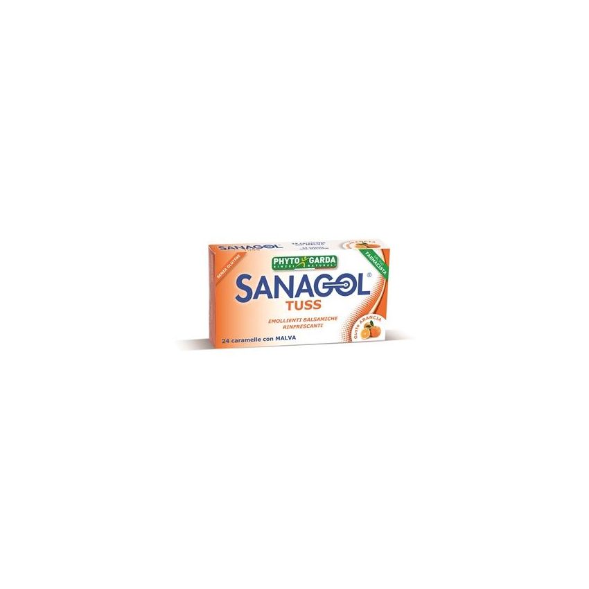 Sanagol Tussis 24 Caramelle Sapore Arancia