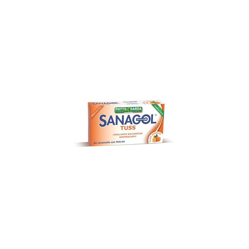 Sanagol Tussis 24 Caramelle Sapore Arancia