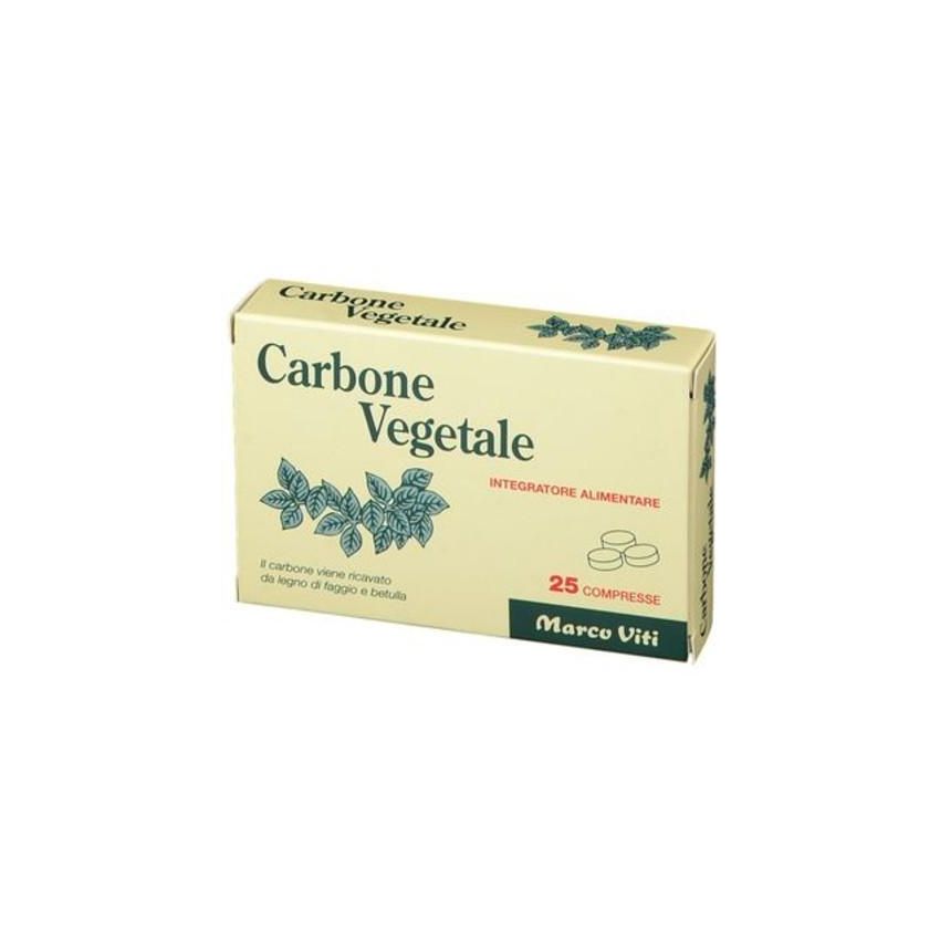 Carbone Vegetale Puro - 25 Compresse Digestive
