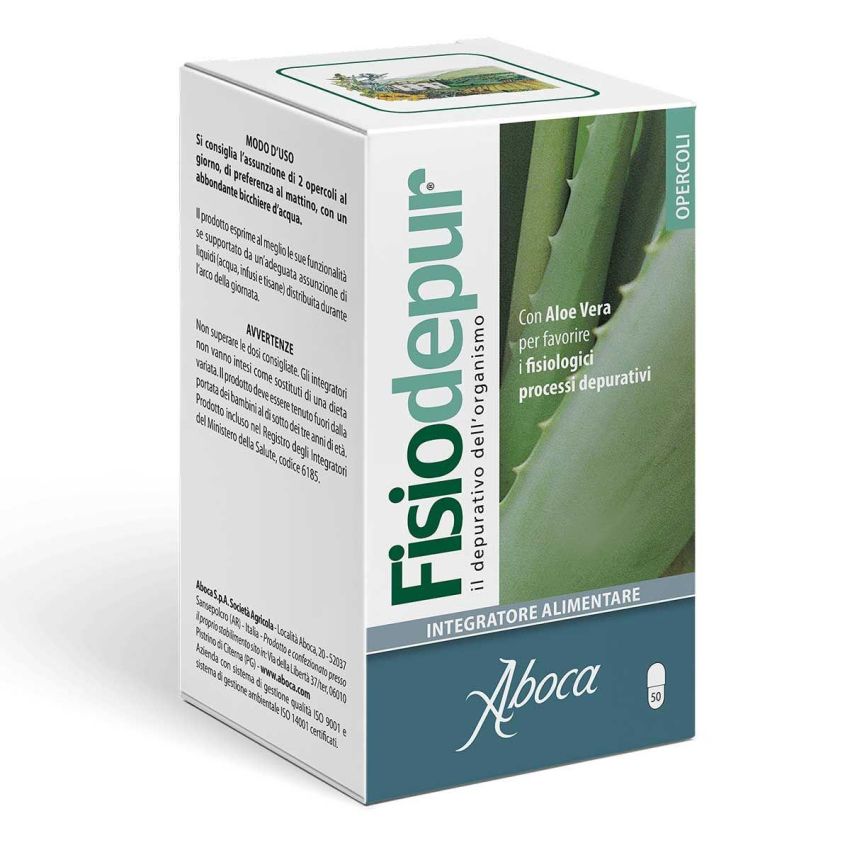 Aboca Fisiodepur - 50 Opercoli per Detox Naturale