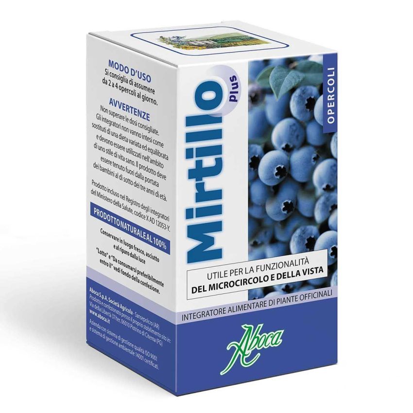 Aboca Mirtillo Plus - 70 Capsule per il Benessere degli Occhi