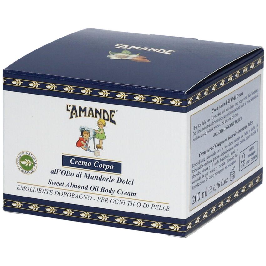 Crema Corpo all'Olio di Mandorle Dolci L'Amande Marseille - 200ml