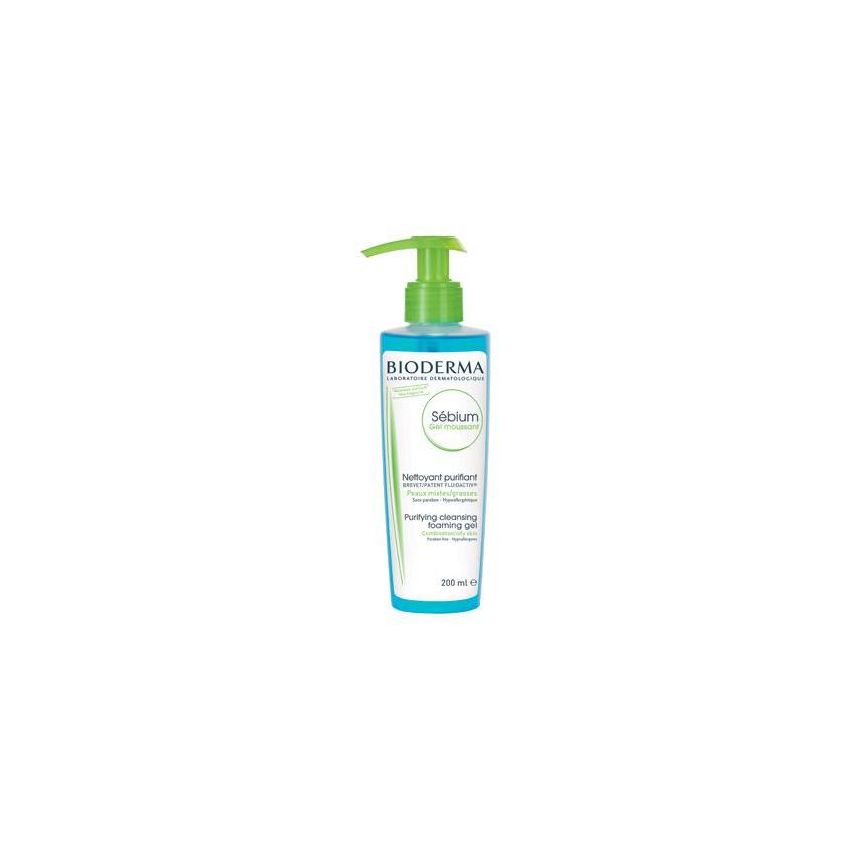 Bioderma Sebium 200ml - Gel Detergente Moussant per la Pelle
