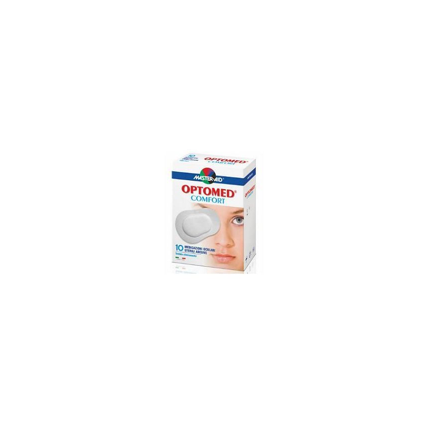 Master Aid Optomed Comfort - Garza Oculare Medicata, 10 Pezzi