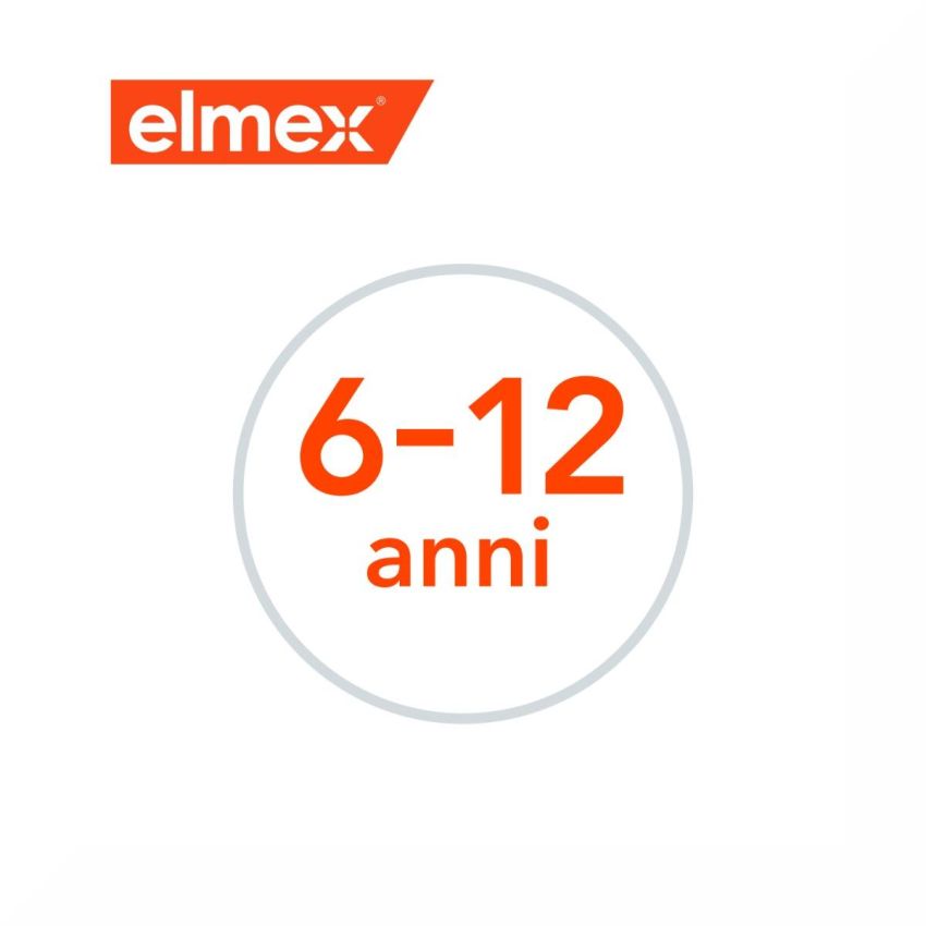 Elmex Junior Dentifricio per Bambini 6-12 Anni - 75ml