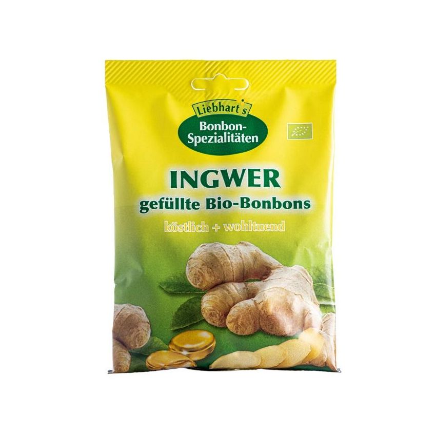 Bonbons di Zenzero Biologico, 18 Pezzi, 100g