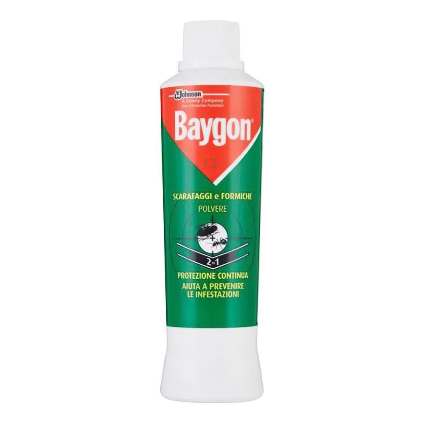 Repellente in Polvere Baygon contro Scarafaggi e Formiche - 250 ml