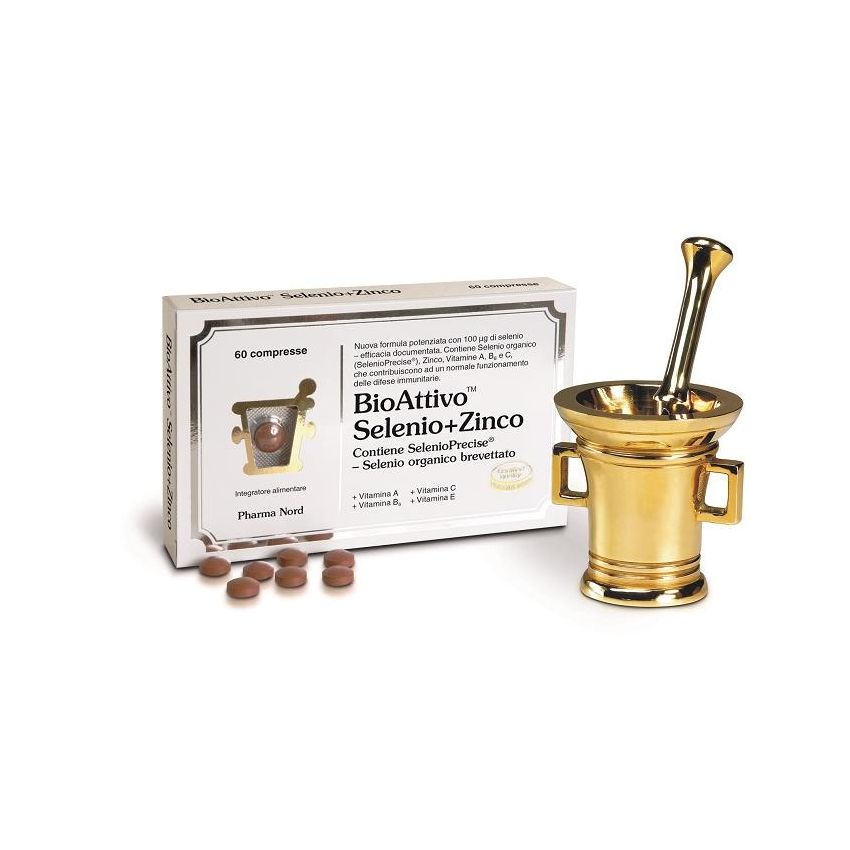 Selenio e Zinco Bioattivo - 60 Compresse Salutari Biologiche