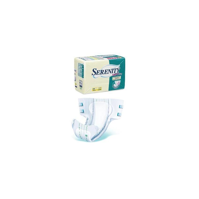 Serenity Softdry Large - Pannolini Extra Assorbenti per Incontinenza