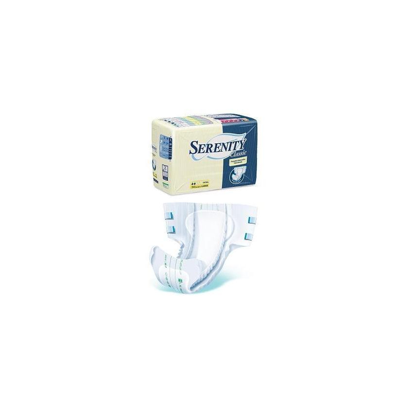 Serenity Classic Mutandine Assorbenti Taglia L, Pacco da 30 Pezzi