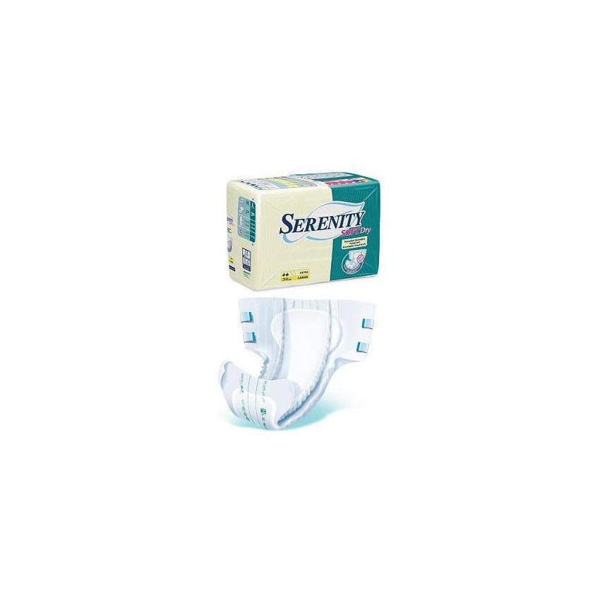 Pannoloni per Incontinenza Serenity Softdry Maxi, Taglia Media, 15 Pezzi