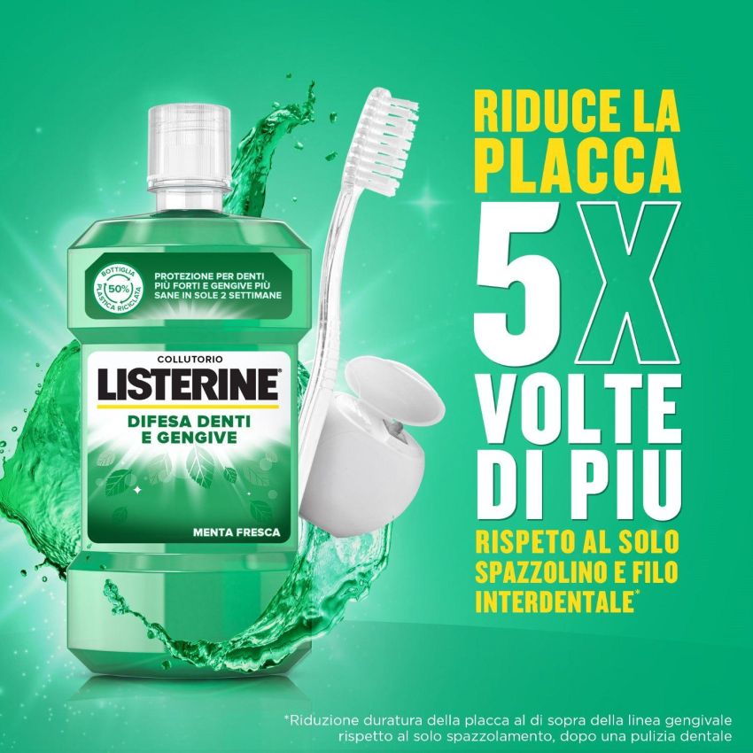 Collutorio Listerine Difesa per Denti e Gengive, 250ml