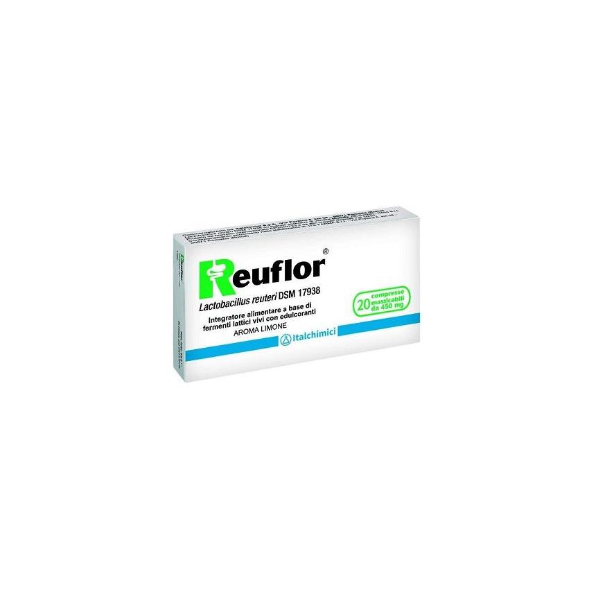 Reuflor Digestive Health Supplement, 20 compresse, 9g